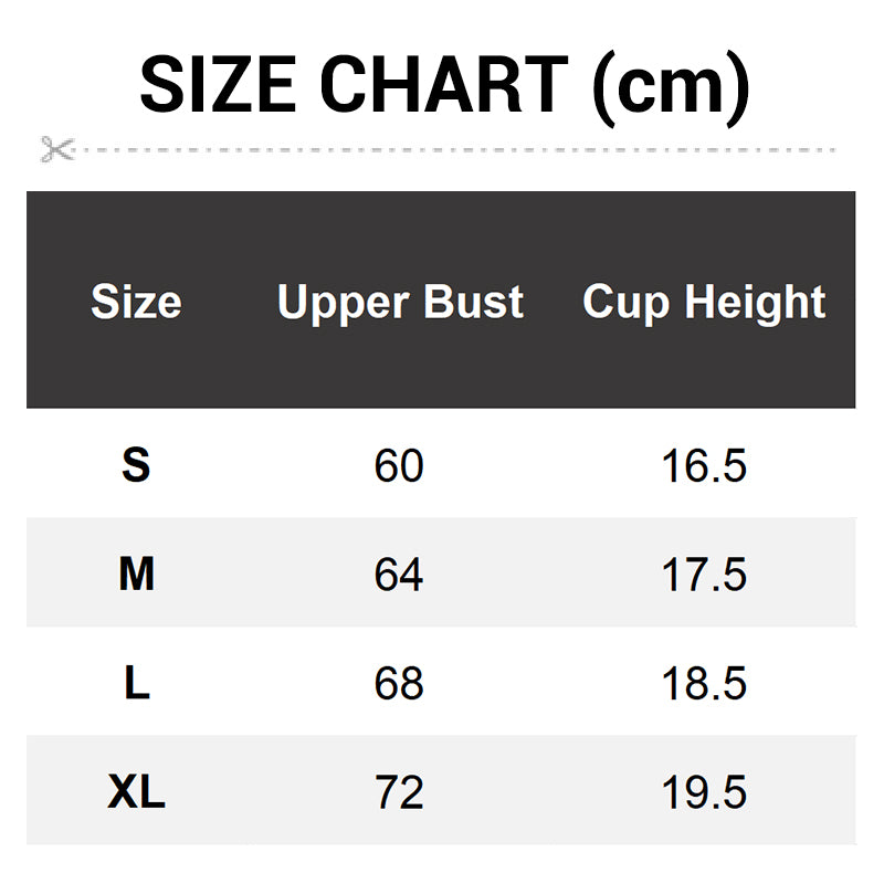 Trådløs stroppløs bh for kvinner med sidelukking