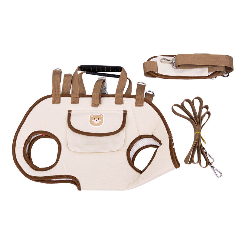 Bærbar, pustende bæresele og ryggsekk for kjæledyr