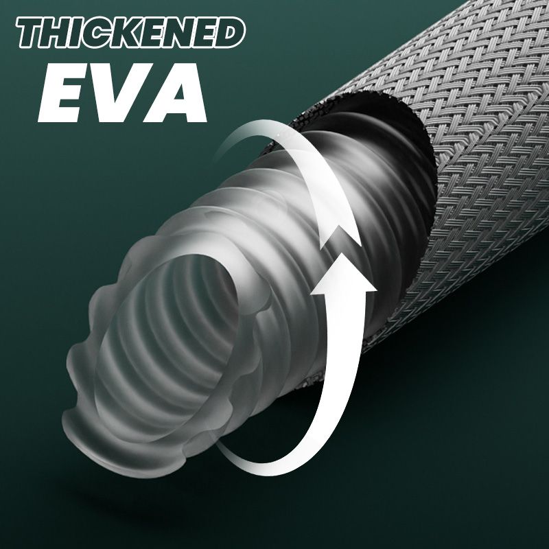 Forbedret eksplosjonssikker flettet dusjslange – lekkasjesikker