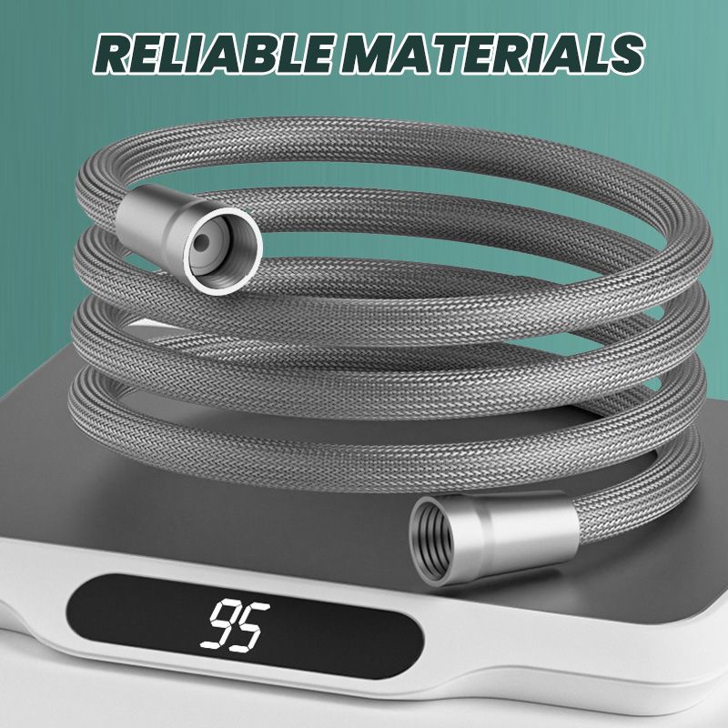 Forbedret eksplosjonssikker flettet dusjslange – lekkasjesikker