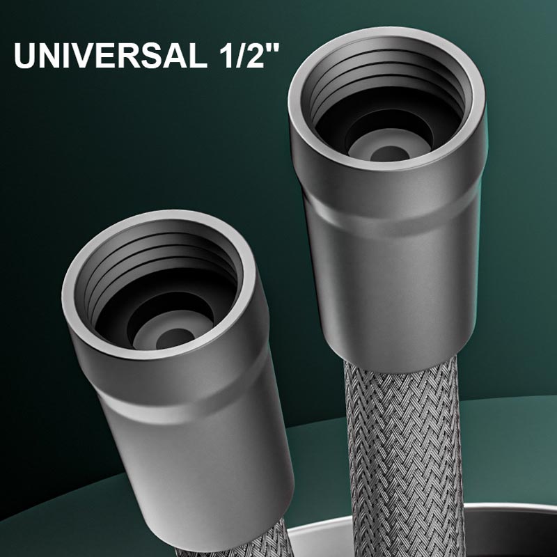 Forbedret eksplosjonssikker flettet dusjslange – lekkasjesikker