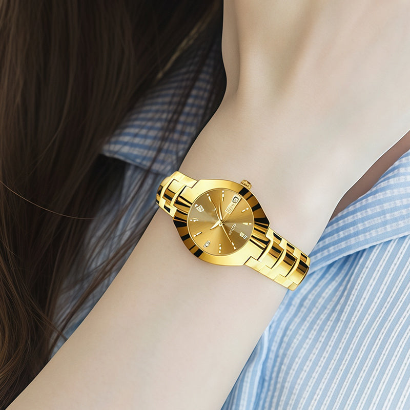 Elegant vanntett dameklokke