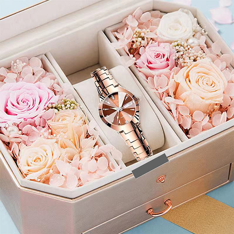 Elegant vanntett dameklokke