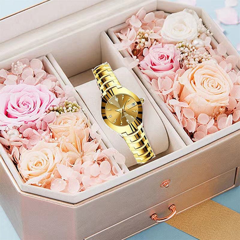 Elegant vanntett dameklokke