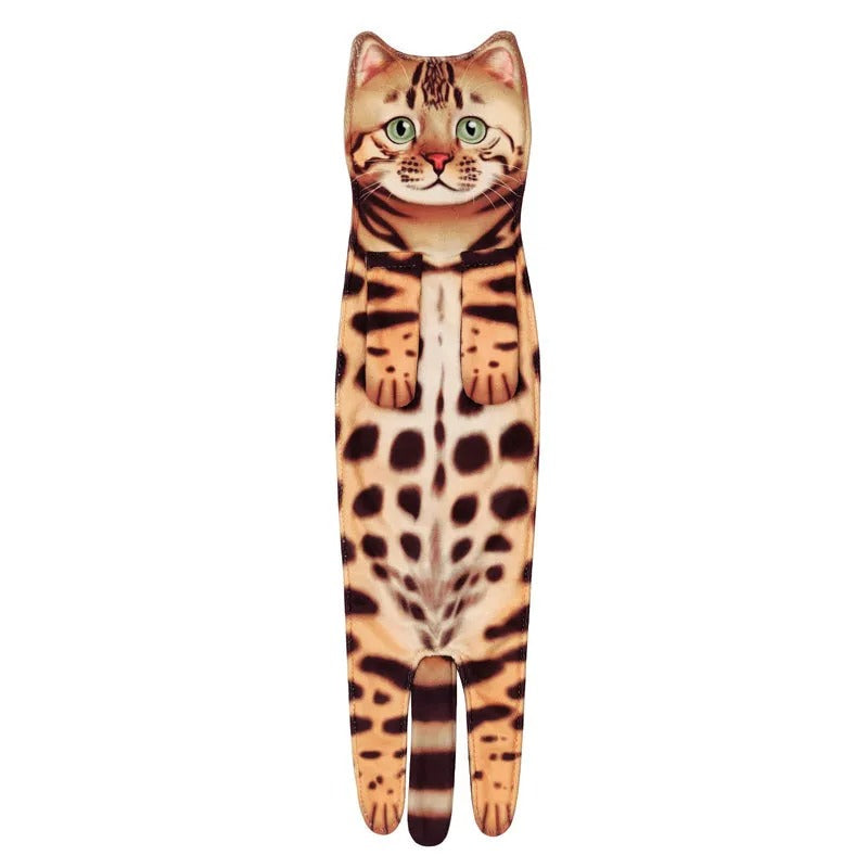 ✨😺Søt kattehåndkle🐾