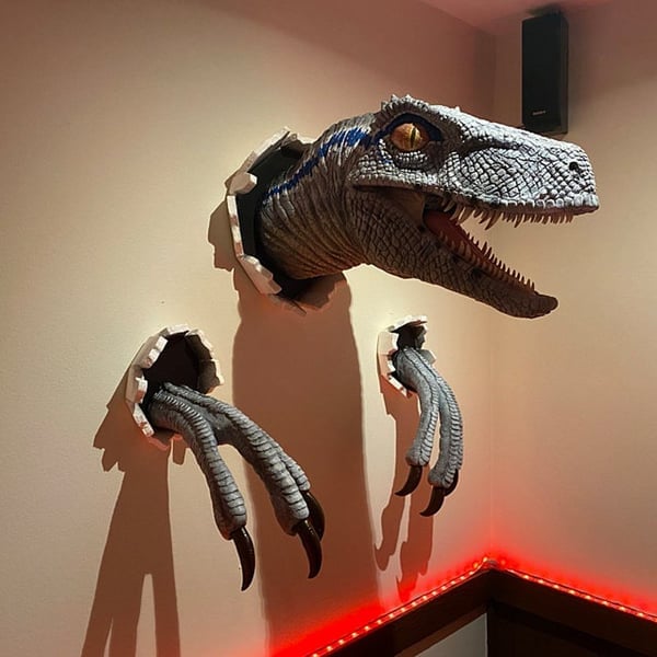 🎉3D-dinosaur-veggdekorasjon🦖